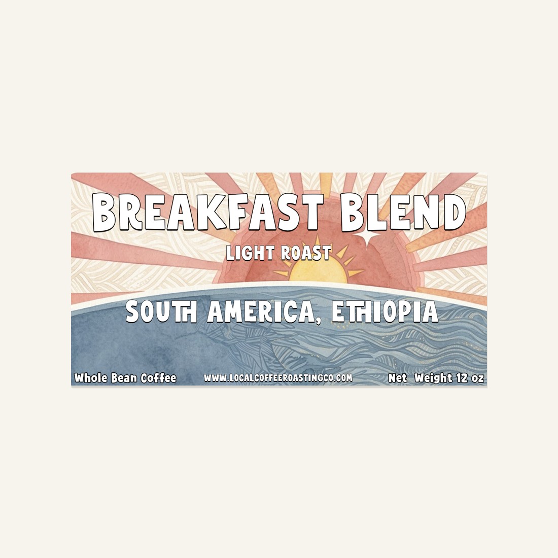 Breakfast Blend label