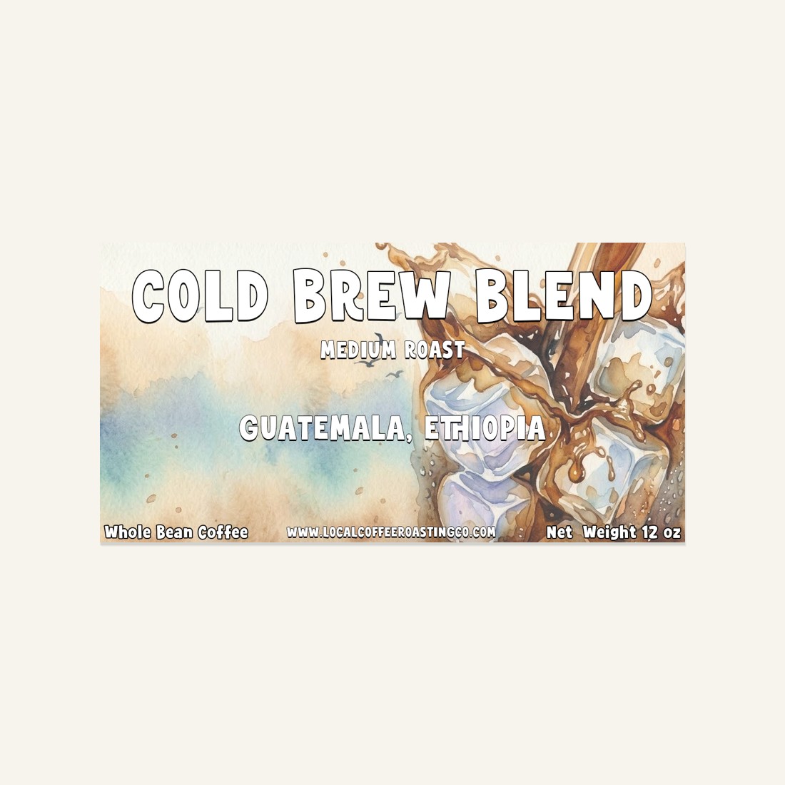 Cold Brew Blend label