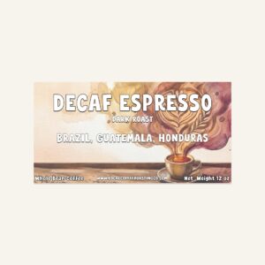Skip's Decaf Espresso label